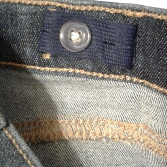 Old Navy Size 16 Jeans Boys Straight Leg Built-In Tough Raw Hem Distressed NEW - Picture 6 of 13